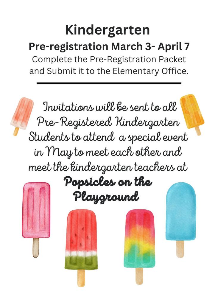 Kindergarten Pre-registration